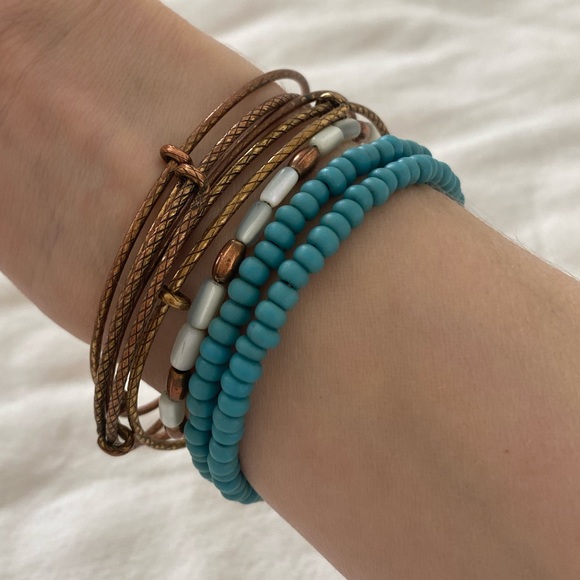 Alex and Ani Expandable Wire Bracelets (set of 7) - Picture 7 of 7